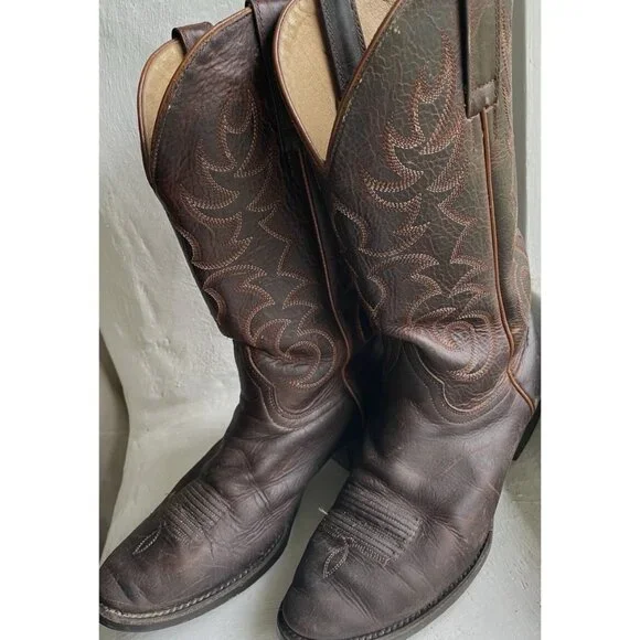 Cowboy Boots Brown Men's Size 8.5D Cody James Xero Gravity - Picture 1 of 12